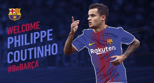 رسميا.. برشلونة يعلن ضم كوتينيو من ليفربول